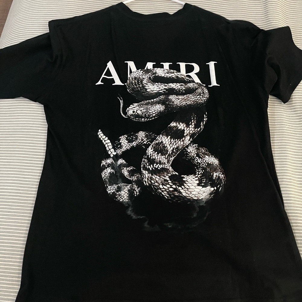 AMIRI Black Snake Graphic T-Shirt